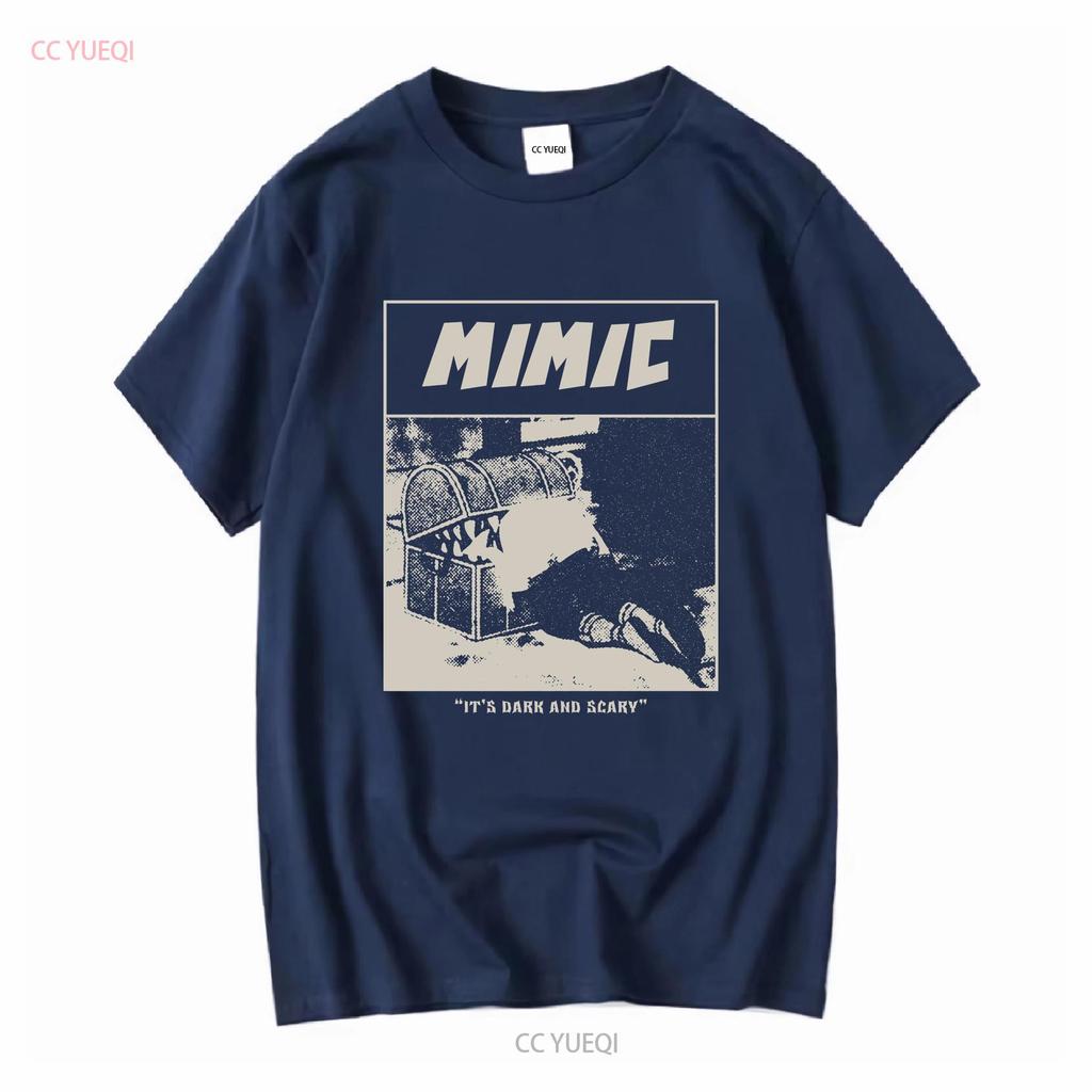 Men T Shirt Mimic Frieren Novelty Pure Cotton vintage Washed Versatile designer clothes homme Unisex Casual streetwear