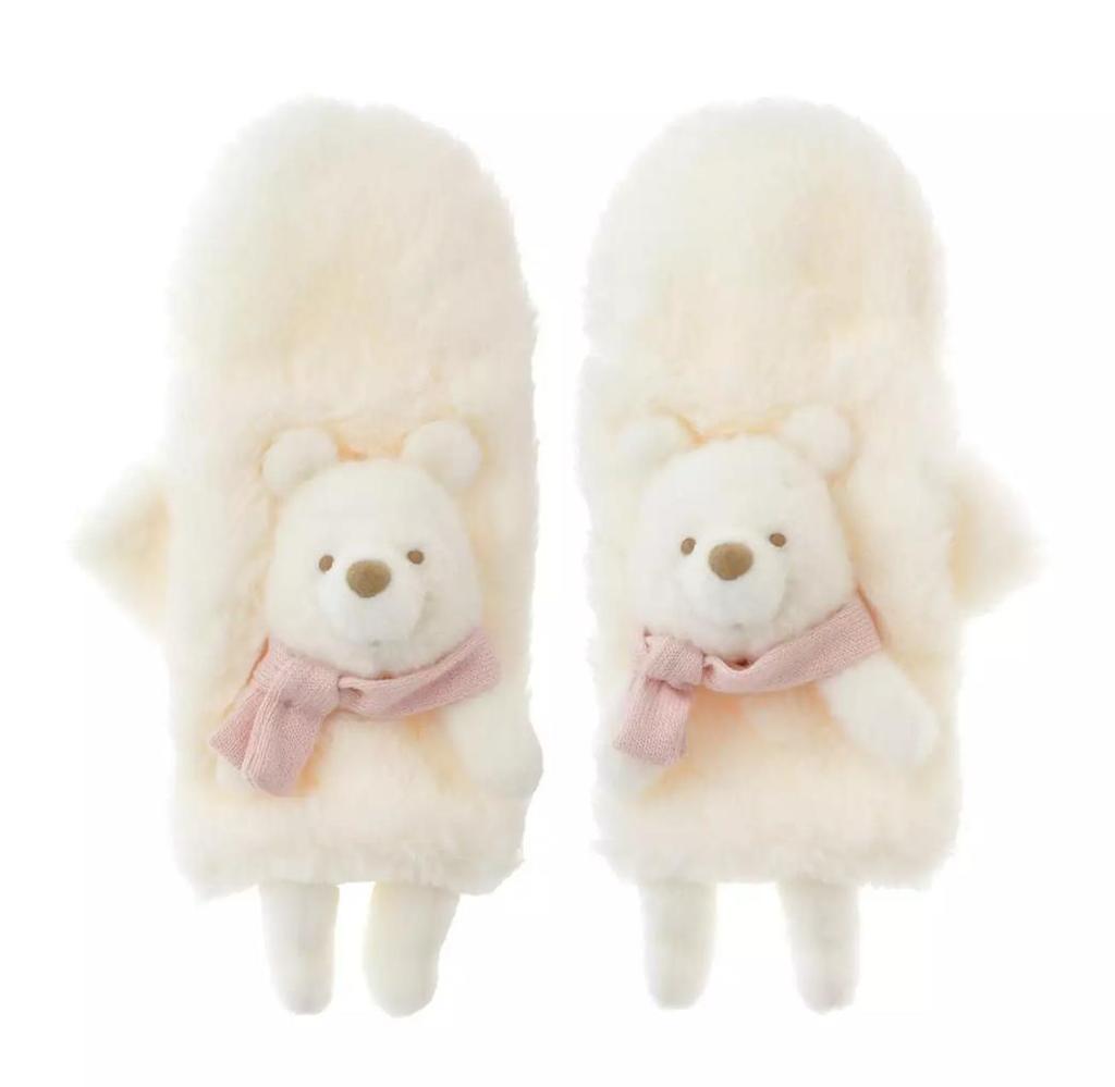 Перчатки Дисней Винни Пух Белые ( БЕЛЫЙ ПУХ ) Япония НОВЫЙ Магазин Диснея