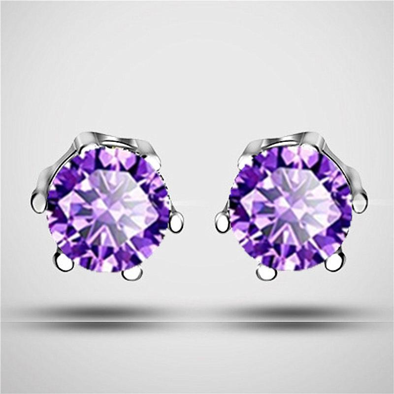 Jinjiahua Six-Claw Silver Korean Earrings for Women - Classic & Stylish Hot Seller