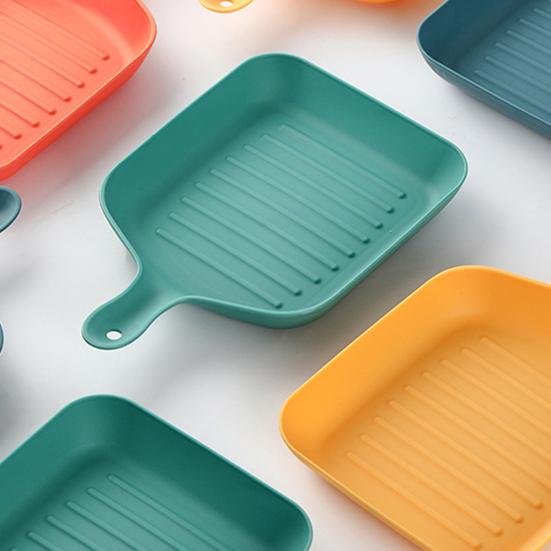 Fruit Tray Food Grade Wear Resistant Plastic BPA Free Fruit Dessert Snack Plate Serving Tray