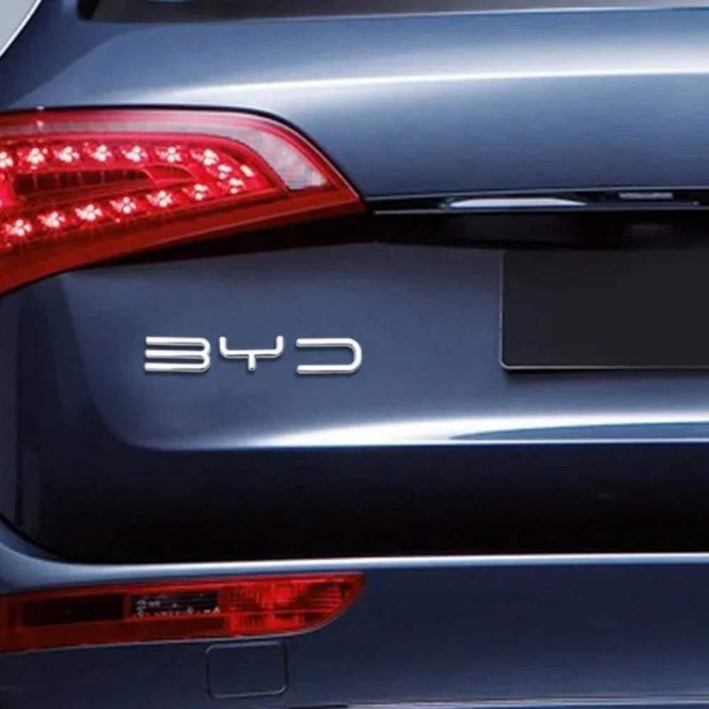3D Metal Build Your Dreams Letter WORD Logo Emblem Badge Car Bag Signplate Decal Sticker для BYD Han Song Tang Qin PLUS Atto 3