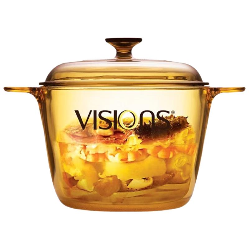 Прозрачная стеклянная кастрюля Corning Visions объемом 3,5 л