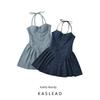 Kaslead New Arrival Women's Clothing Fashion Style Fashion Simple Camisole Halter Short Dress