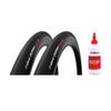 Vittoria CORSA TLR Двойная упаковка Две шины CORSA Tubeless Ready и одна бутылка Универсального герметика для бескамерных шин N.EXT (с герметиком) - Набор из 3 предметов
