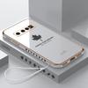 S 10 20fe Роскошный чехол с ремешком с кленовым листом для Samsung Galaxy S10 Plus S20 Ultra Fe S21 S22, силиконовый чехол с покрытием S10plus Note10