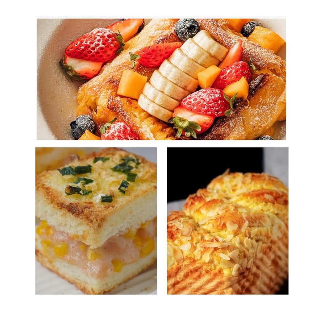 Универсальная форма для выпечки хлеба из углеродистой стали, подходит для духовки и посудомоечной машины (золото) с крышкой