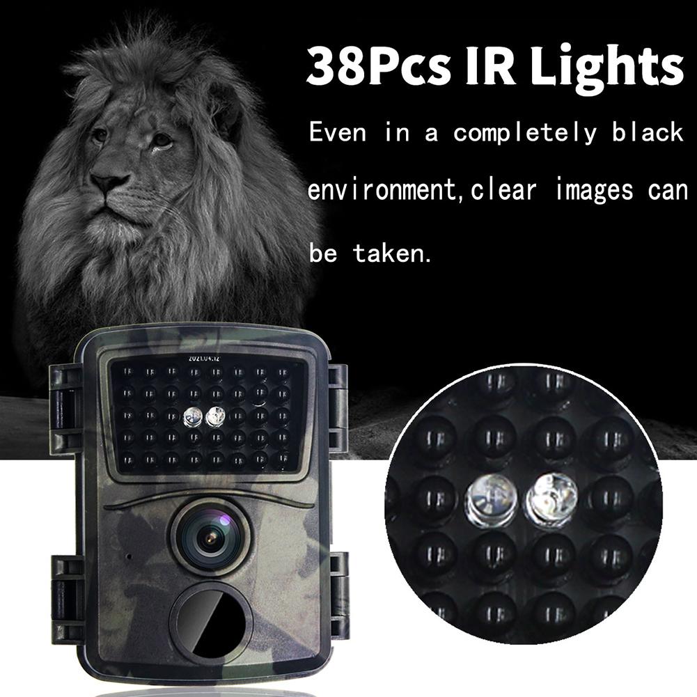 Уличная охотничья камера 1080p, водонепроницаемое охотничье оборудование, инфракрасное ночное видение, детектор наблюдения за следами диких животных, камера