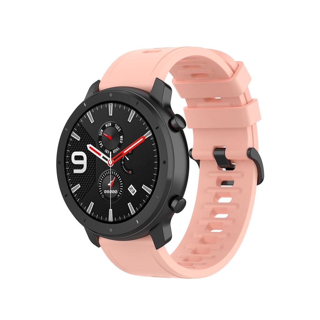 Силиконовый ремешок 22 мм 20 мм для Amazfit Active 2/GTS 4 Mini 3 2e Браслет для Amazfit GTR/4 3 Pro 47 мм/Amazfit Bip 6/Balance 2 Ремешок