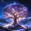Полная 5D DIY алмазная живопись фиолетовое дерево алмазная вышивка полный крест домашнее украшение подарок ручной работы