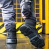 Легкие зимние рабочие защитные ботинки со стальным носком. Рабочая обувь. Осенняя неразрушимая защитная обувь. Мужские непрокалываемые мужские рабочие ботинки.