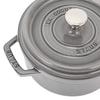 Staub Pico Cocotte круглый 18 см графитово-серый 1101818 Кастрюля Эмалированная кастрюля Rund Brater графитовый серый Кастрюля Pico Cocotte Стильная посуда Кухонные принадлежности