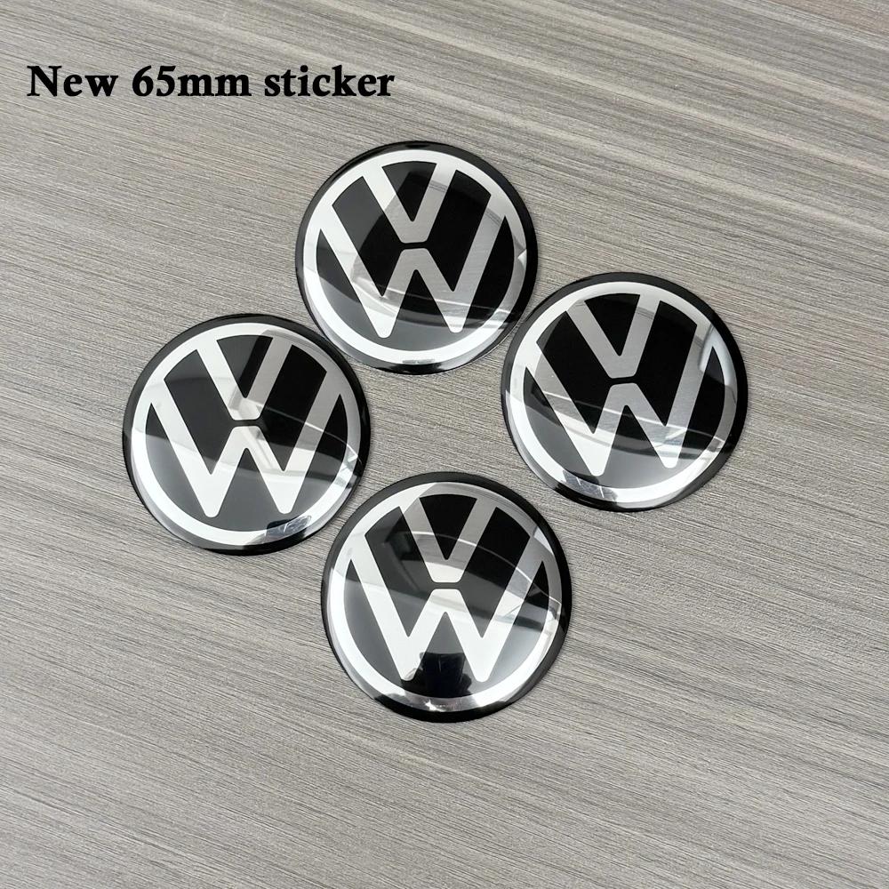 Volkswagen 4pcs 56mm 60mm 65mm Automotive Wheel Hub Center Cover Replacement Parts Suitable for CC Sagitar, Magotan, Jetta Polo ZOPQR1