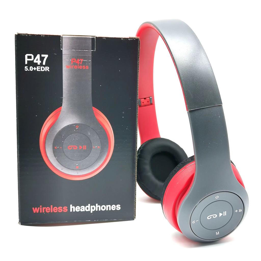 Стереогарнитура P47 5.0 Bluetooth Складная серия Беспроводная спортивная игровая гарнитура для