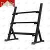 Fixed Dumbbell Rack with 140kg Rubber-Coated Dumbbell Set