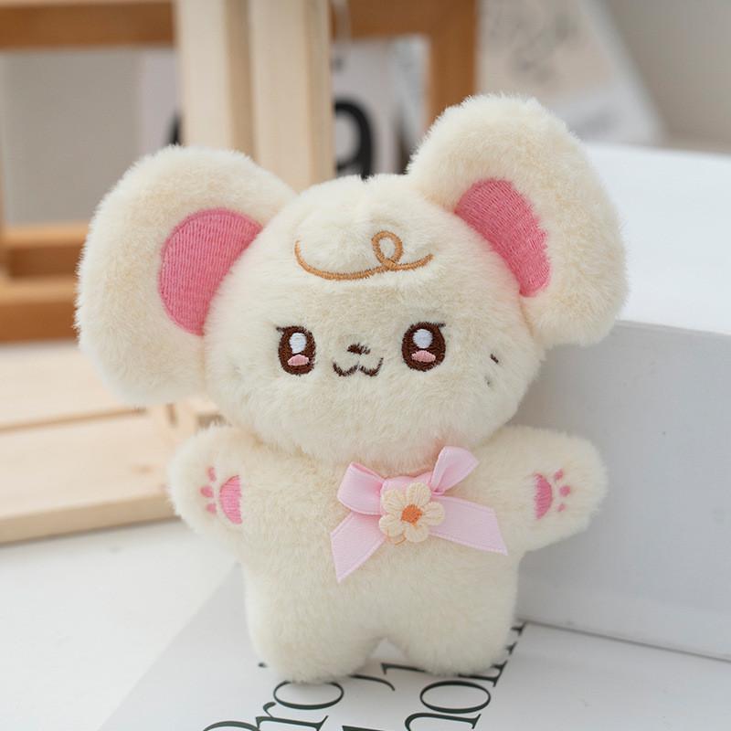 Premium Plush Mouse Keychain Stuffed Toy With Soft Texture For Kids Girls