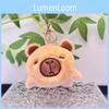Water Flip Unique Capybara Plush Toy Cute Animal Keychain Soft Short Design Plush