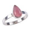 Натуральный Родохрозит Драгоценный Камень Ручной Работы 925 Пробы Цельное Стерлинговое Серебро Кольцо S.9 y5E58