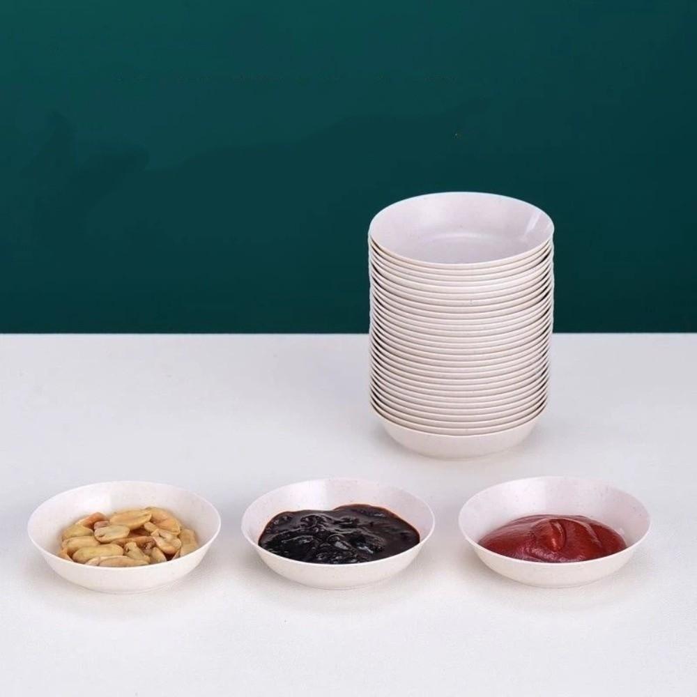 Biodegradable Sushi Dipping Sauce Dish Thickening Dipping Bowls Household Use