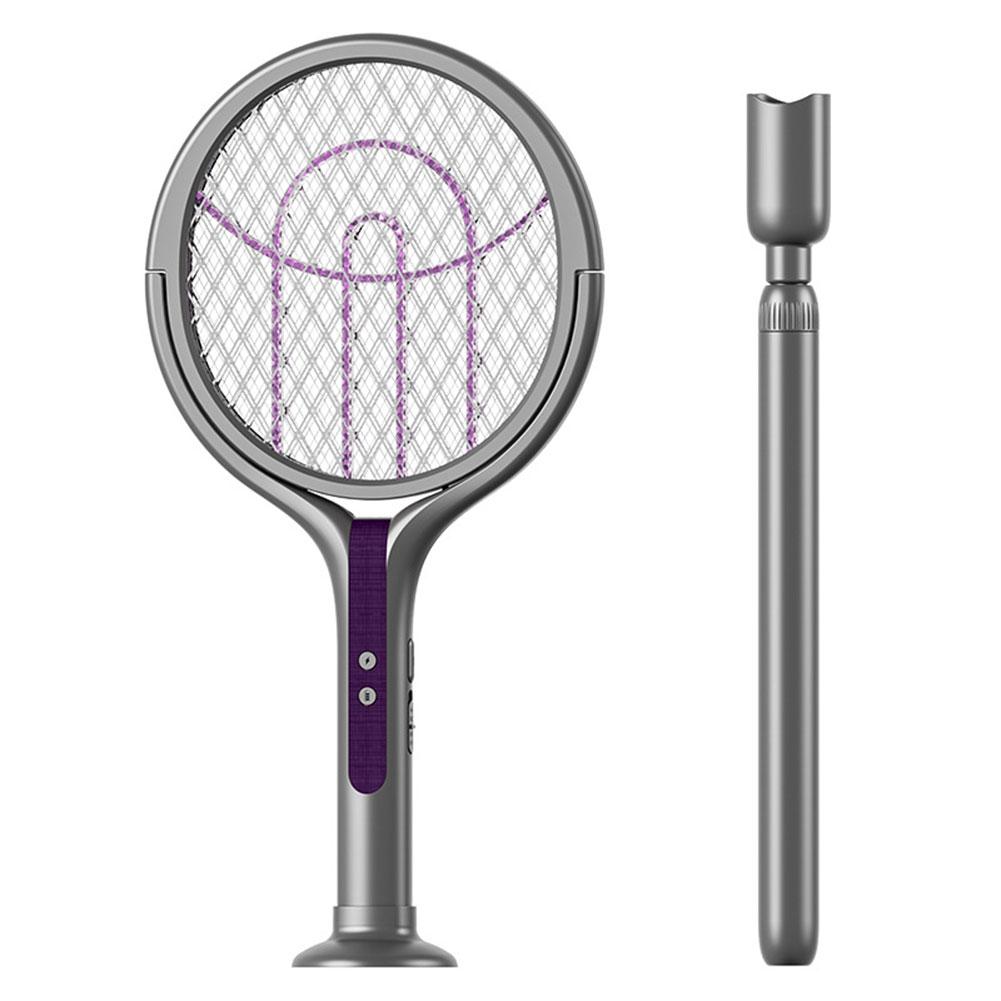 Foldable Insect Racket Electric Fly Swatter USB Rechargeable Fly Killer Portable Bug Zapper Trap Lamp Fly Trap Indoor Outdoor