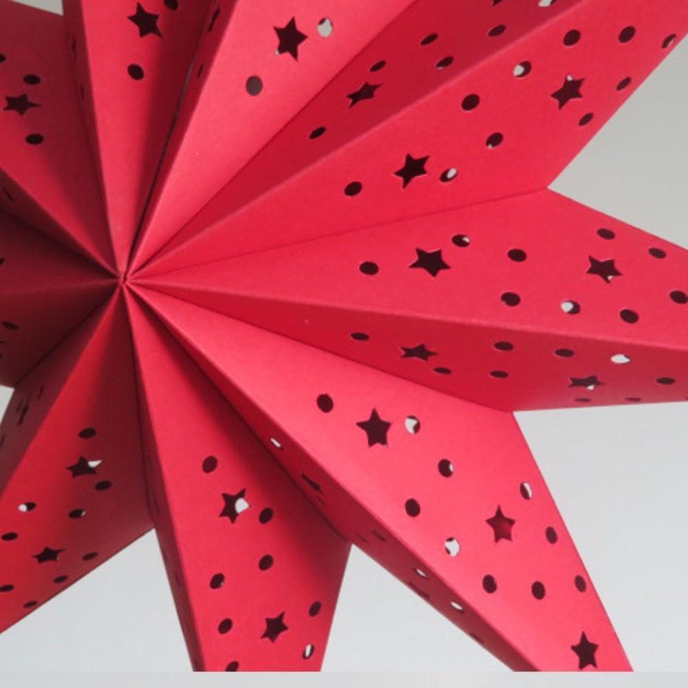 Eid Mubarak Star Lampshade 35/45cm Islam Muslim Light New Hollow Seven Point Star Home Decorations