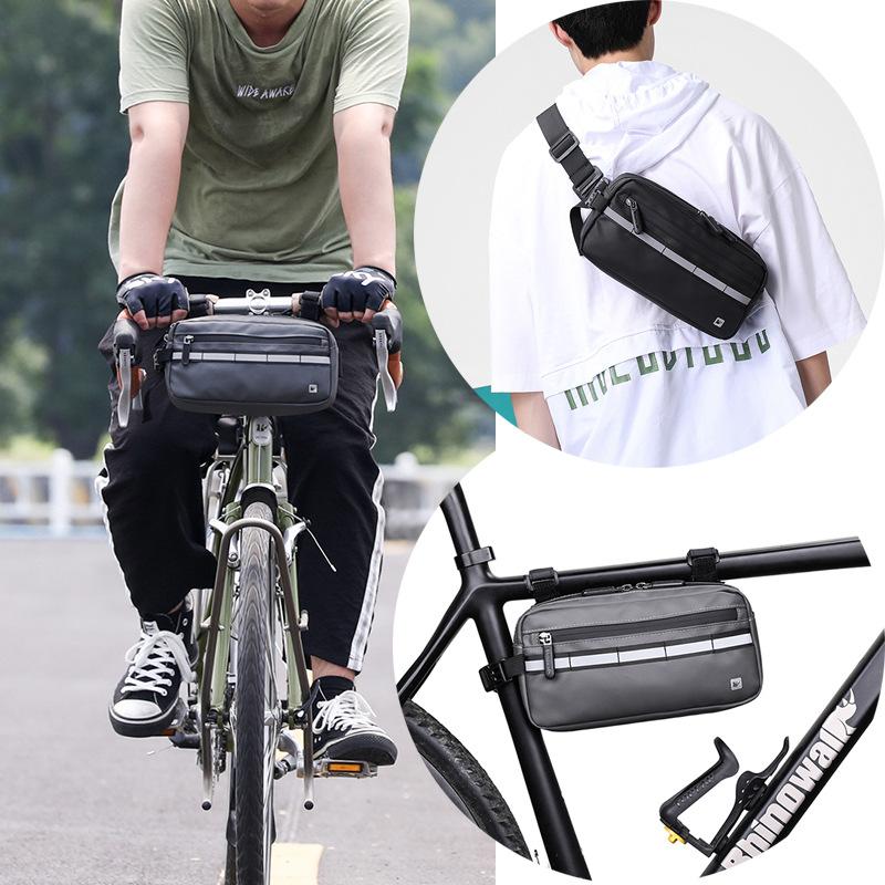 Handlebar Bag Bicycle Bags Frame Pannier Bag Waterproof Multifunction Portable Shoulder Bag Bicycle Accessories