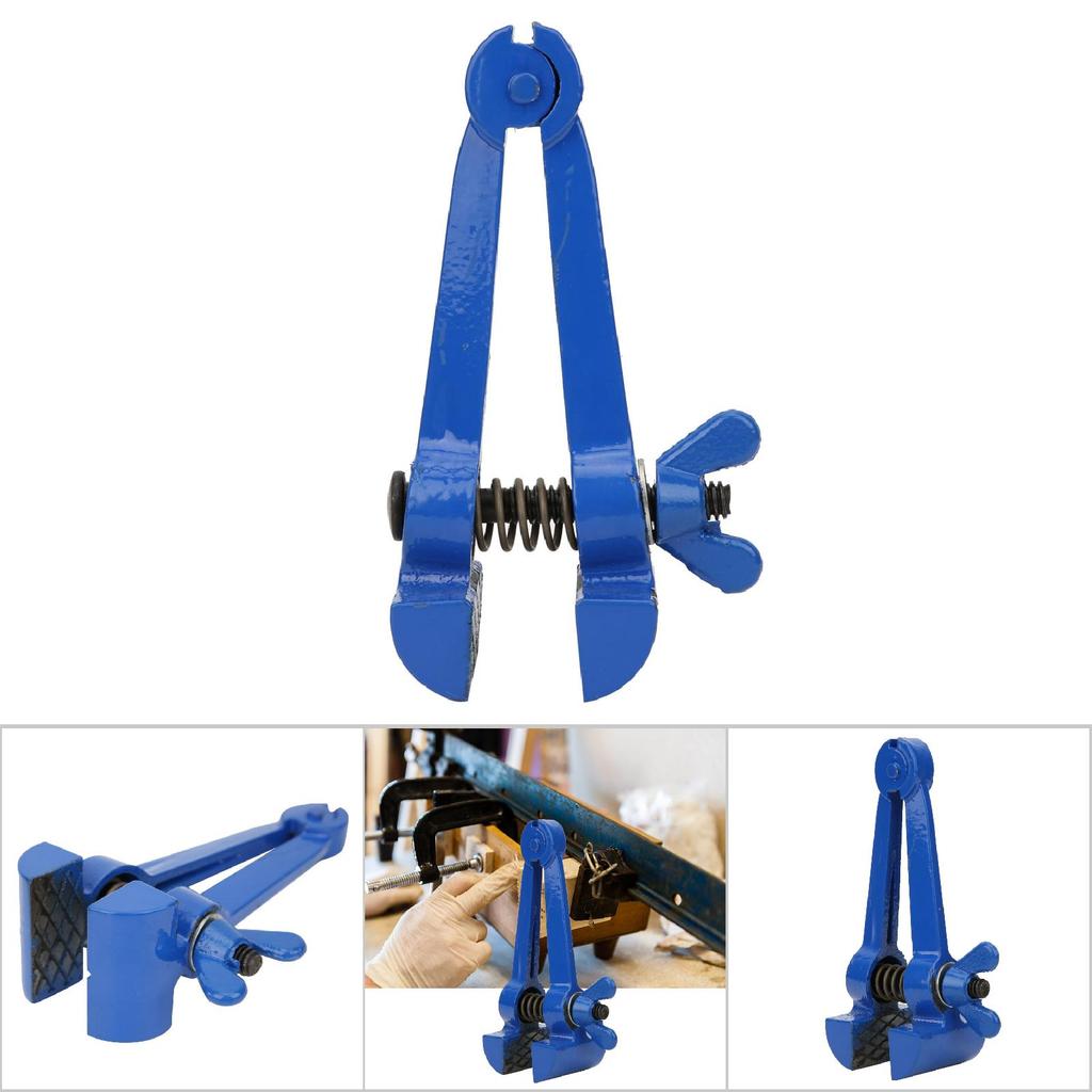 Mini Hand Vise Steel Spray Blue MultiPurpose Small Pliers Hardware Tool Supplies(50mm)