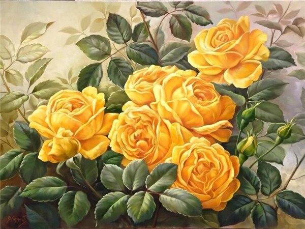 5D алмазная живопись роза Алмазная вышивка черно-белая мозаика картина из горного хрусталя украшение дома подарок