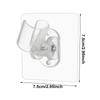 Reusable Punch-free Self-adhesive Shower Bracket Wall Rack Bathroom Hooks Shower Head Holder