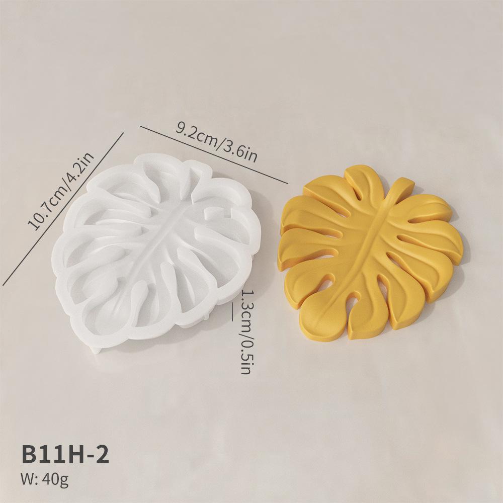 Силиконовая форма «Лист монстеры» для мыла, смолы или украшения торта