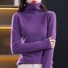 Женский кашемировый свитер Qinghe Cashmere 30% Кашемир 70% Шерсть Осенне-зимний кашемировый пуловер Мягкий и теплый