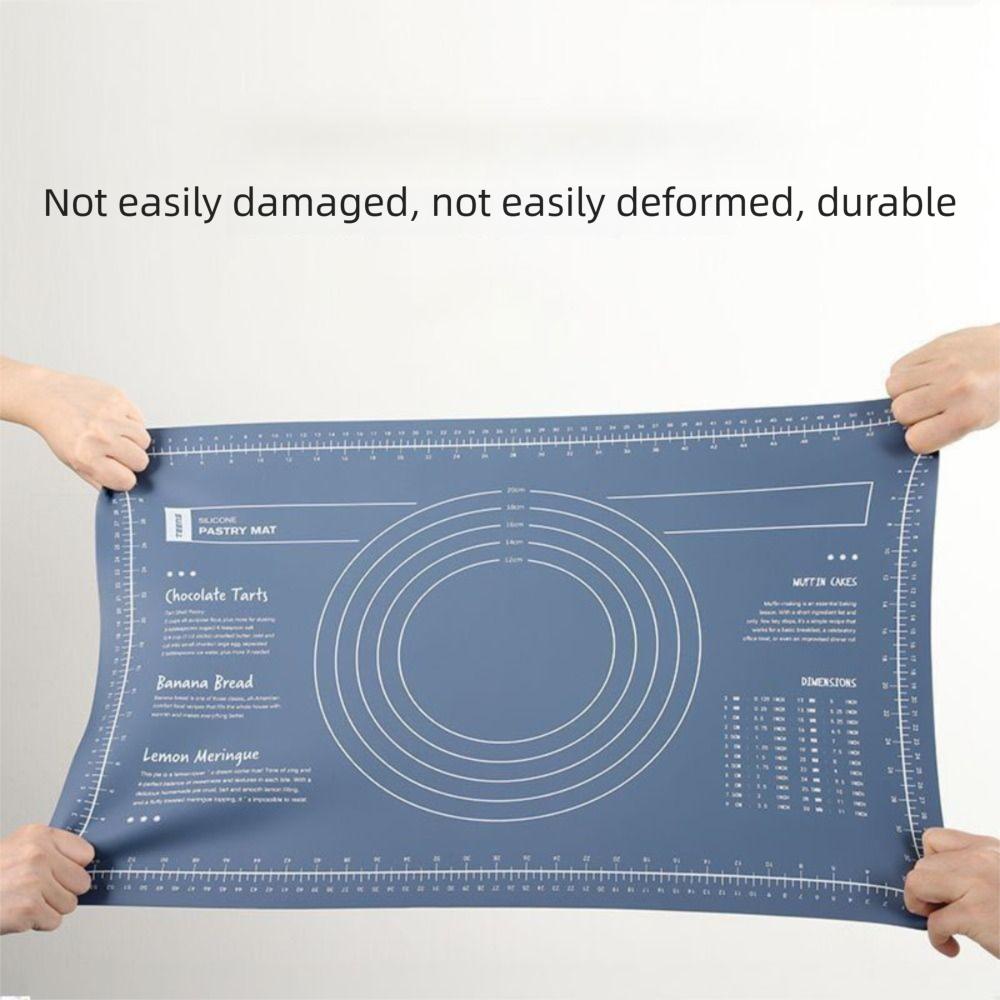 Жаростойкий коврик для раскатывания теста со шкалой, коврик для выпечки, коврик для кондитерских изделий, набор силиконовых подушечек для замешивания, торт
