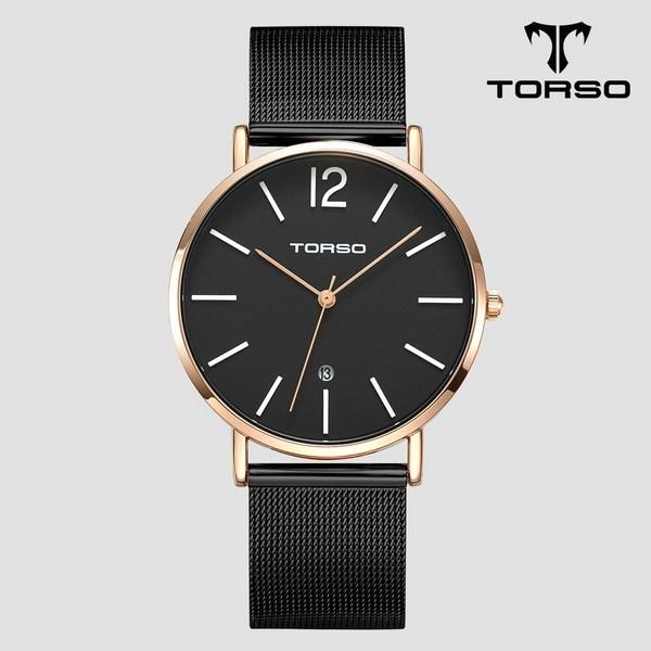 TORSO T101M-MS Doros Date Watch Мужские часы с металлическим сетчатым ремешком