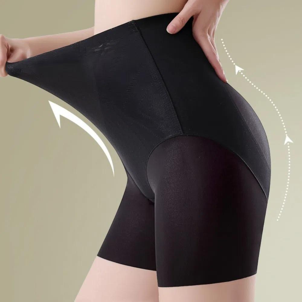 Seamless Buttock Lifting Shaper Large Size Tummy Control Briefs High Waist Shapewear Ladies