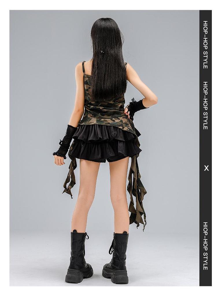 Girls' Hip Hop Jazz Dance Costume - Trendy Short Sleeve Practice & Performance Wear