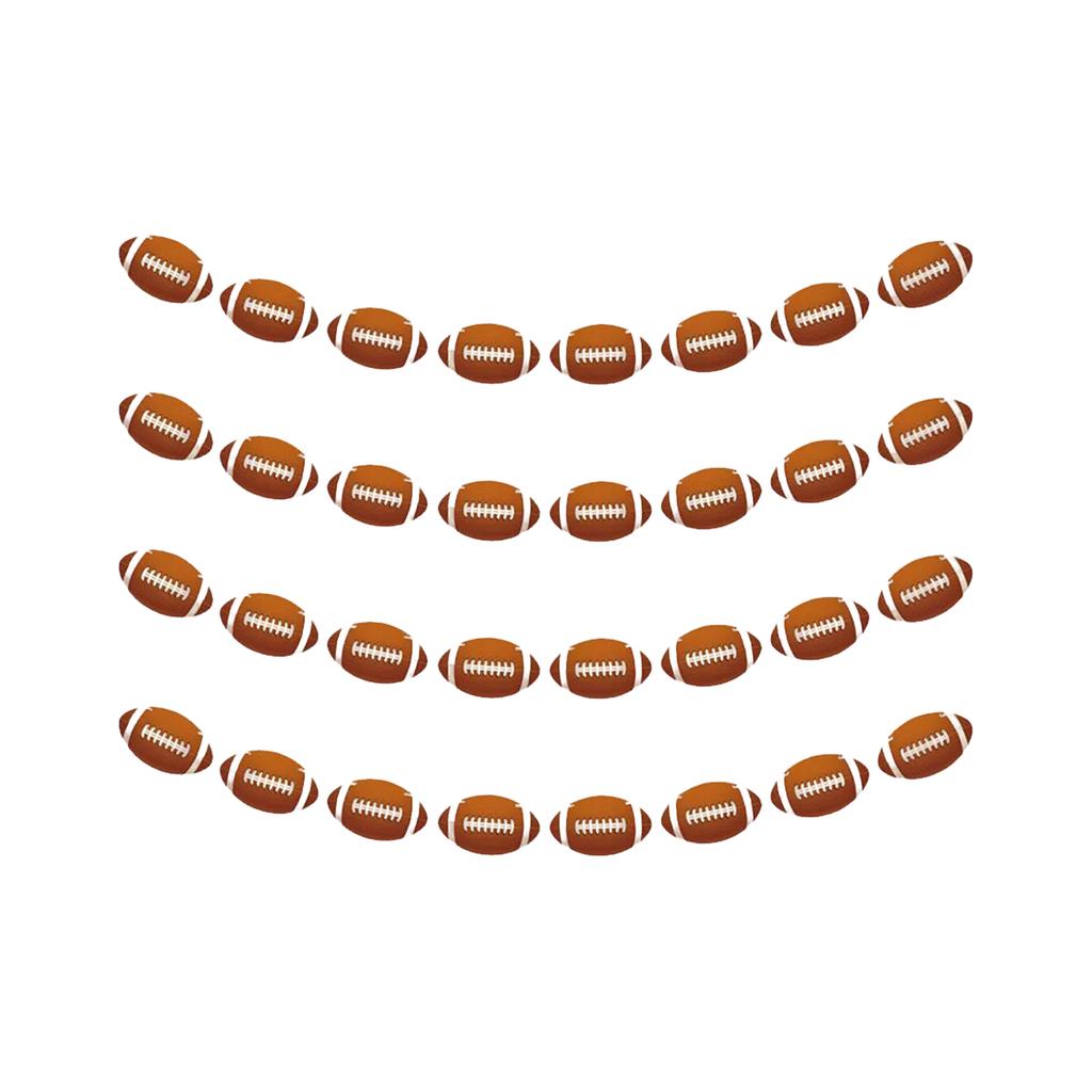 4PC Themed Ball Games, Rugby, Softball, Soccer, Basketball, Party Atmosphere Decorations, Banners, And Decorations.