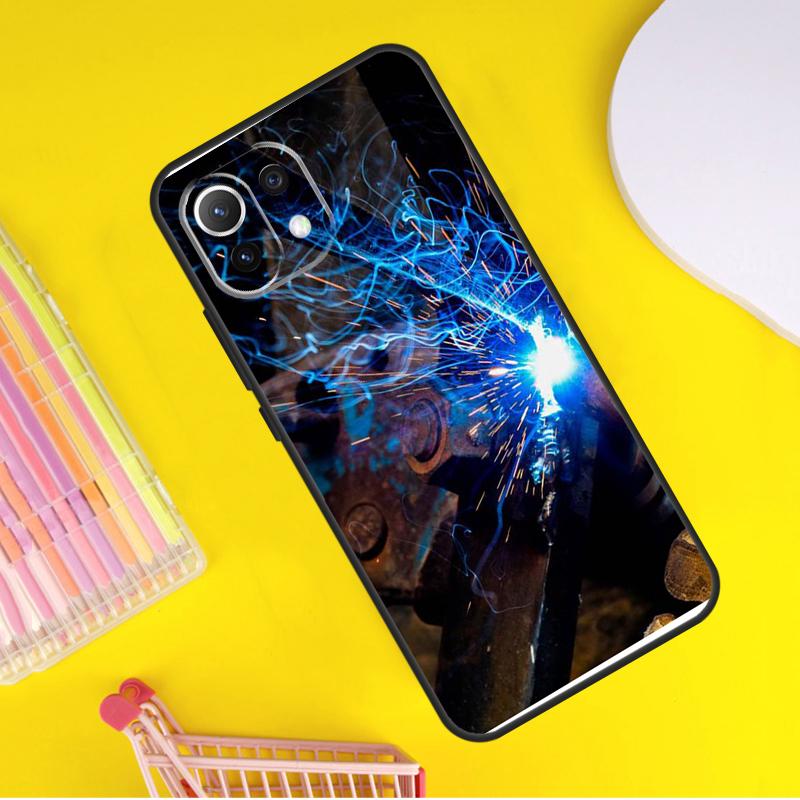 Сварщик Сварка Горячий Металл Рабочий Чехол Для Xiaomi 13 14 Ultra 11T 12T 13T 14T Pro POCO X7 Pro X3 X5 F3 F5 F6 M6 X6 Pro Чехол