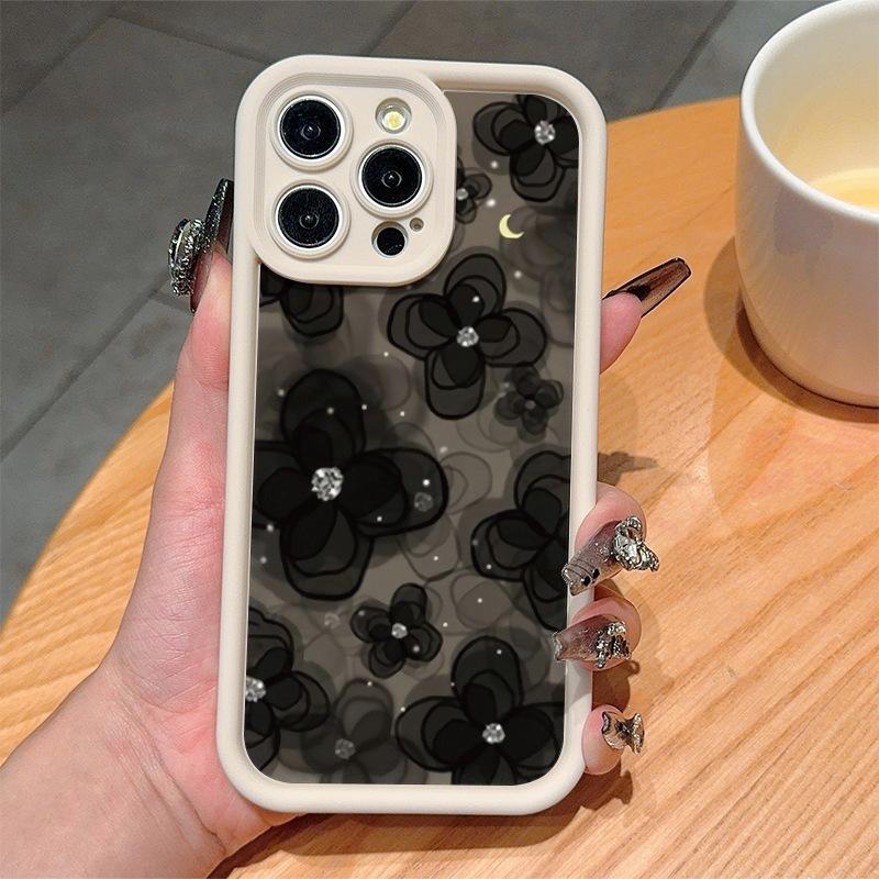 Чехол для мобильного телефона Camellia для iPhone13 Apple 14promax 12 креативный 11 личностный 15plus мягкий чехол 16
