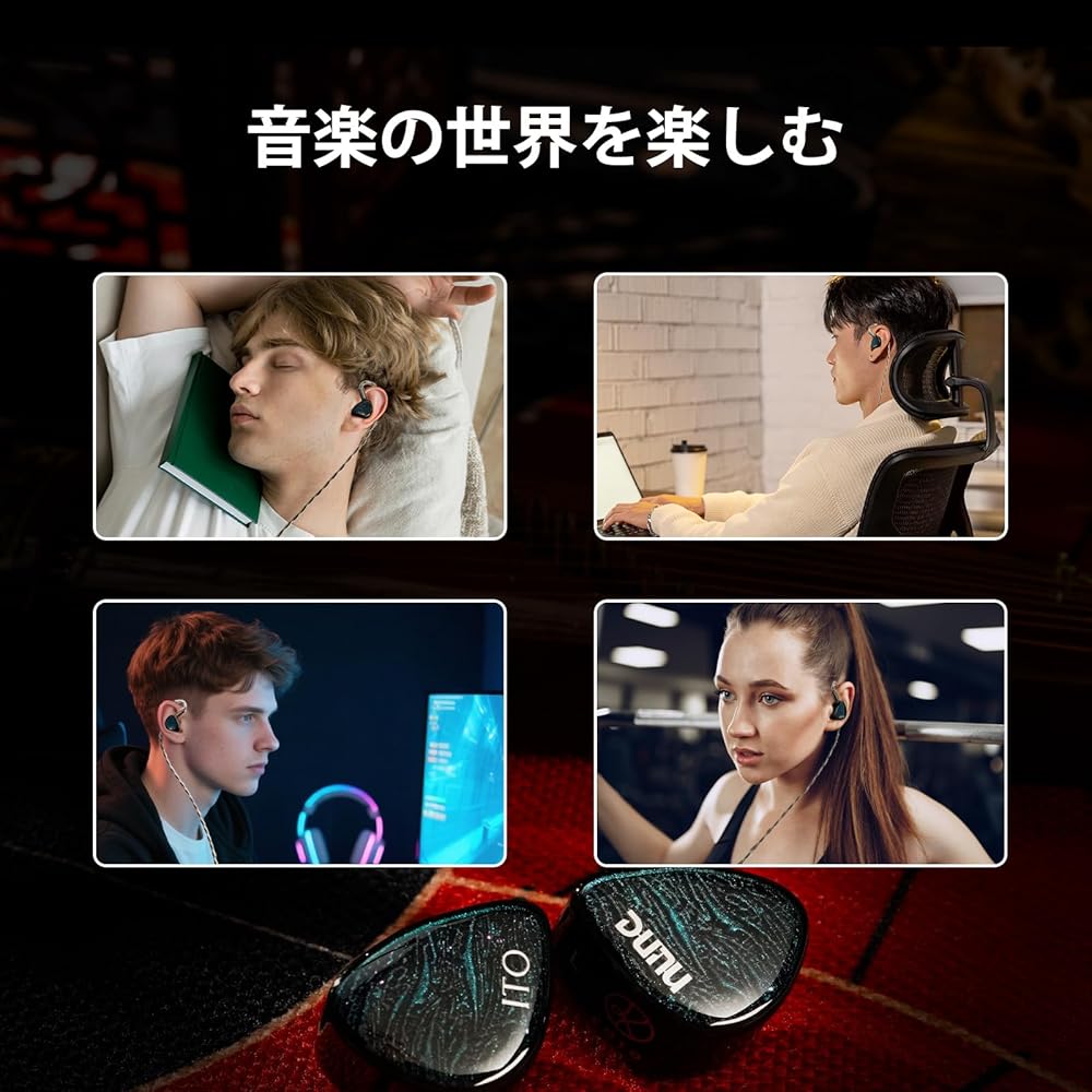 HiFiGo DUNU x KOTO ITO Проводные мониторные наушники 10 мм 2ДД + 8 мм 2БА Динамические драйверы Высокая шумоизоляция IEM