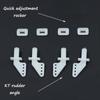 5/10Pcs Hot Nylon Four-hole Quick Adjustment Rocker RC Model Airplane KT Rudder Angle Control Horns