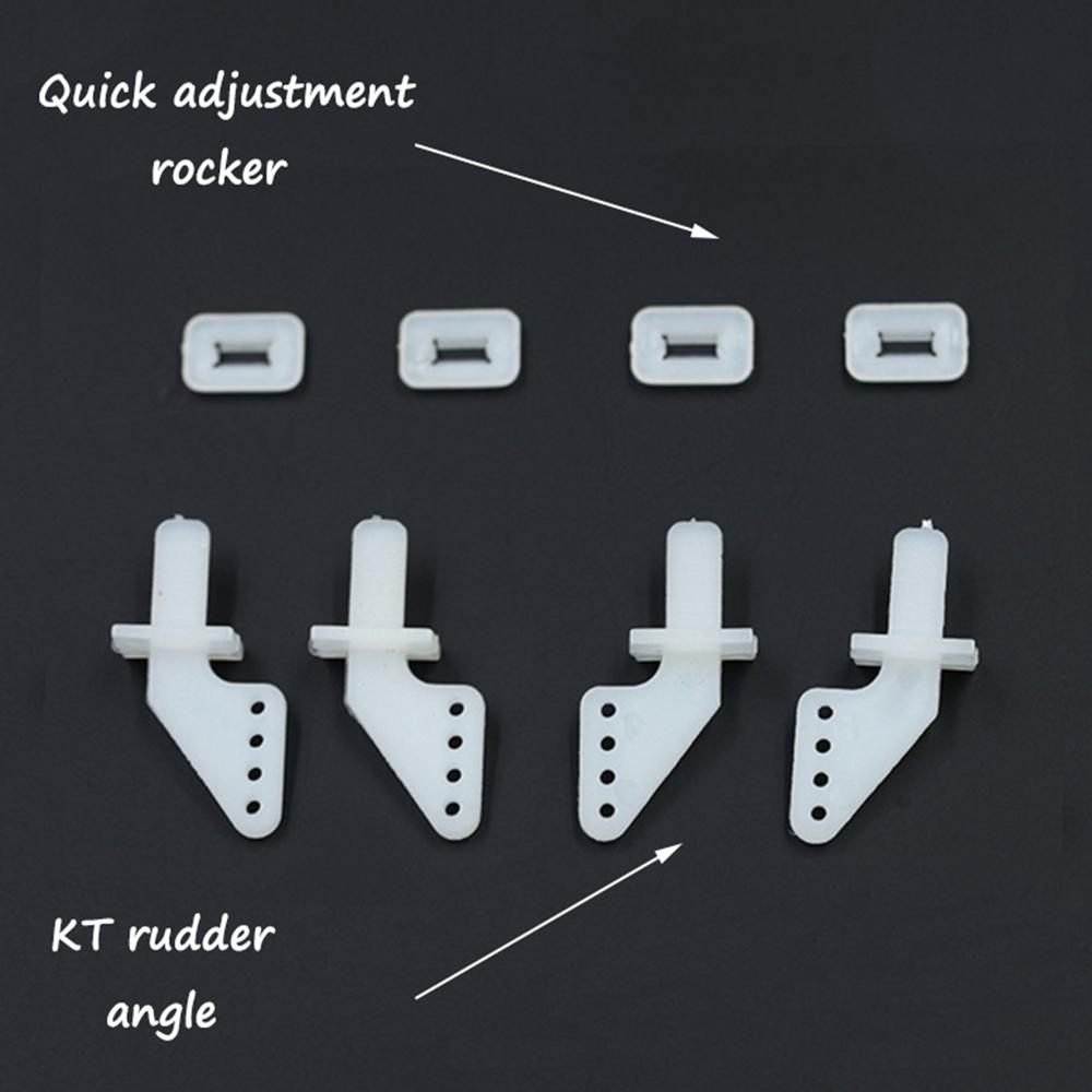 5/10Pcs Hot Nylon Four-hole Quick Adjustment Rocker RC Model Airplane KT Rudder Angle Control Horns
