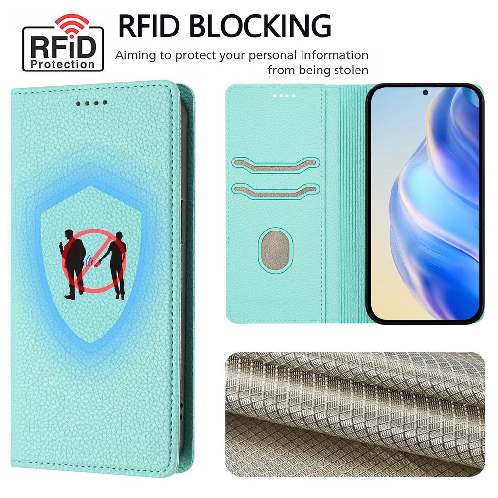For Motorola Edge 60 Fusion 5G Wallet Case RFID Blocking Litchi Texture Leather Mobile Cover