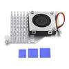 Активный кулер для Raspberry Pi 5, официальный вентилятор, совместимый держатель с радиатором, металлический радиатор, охлаждающий радиатор