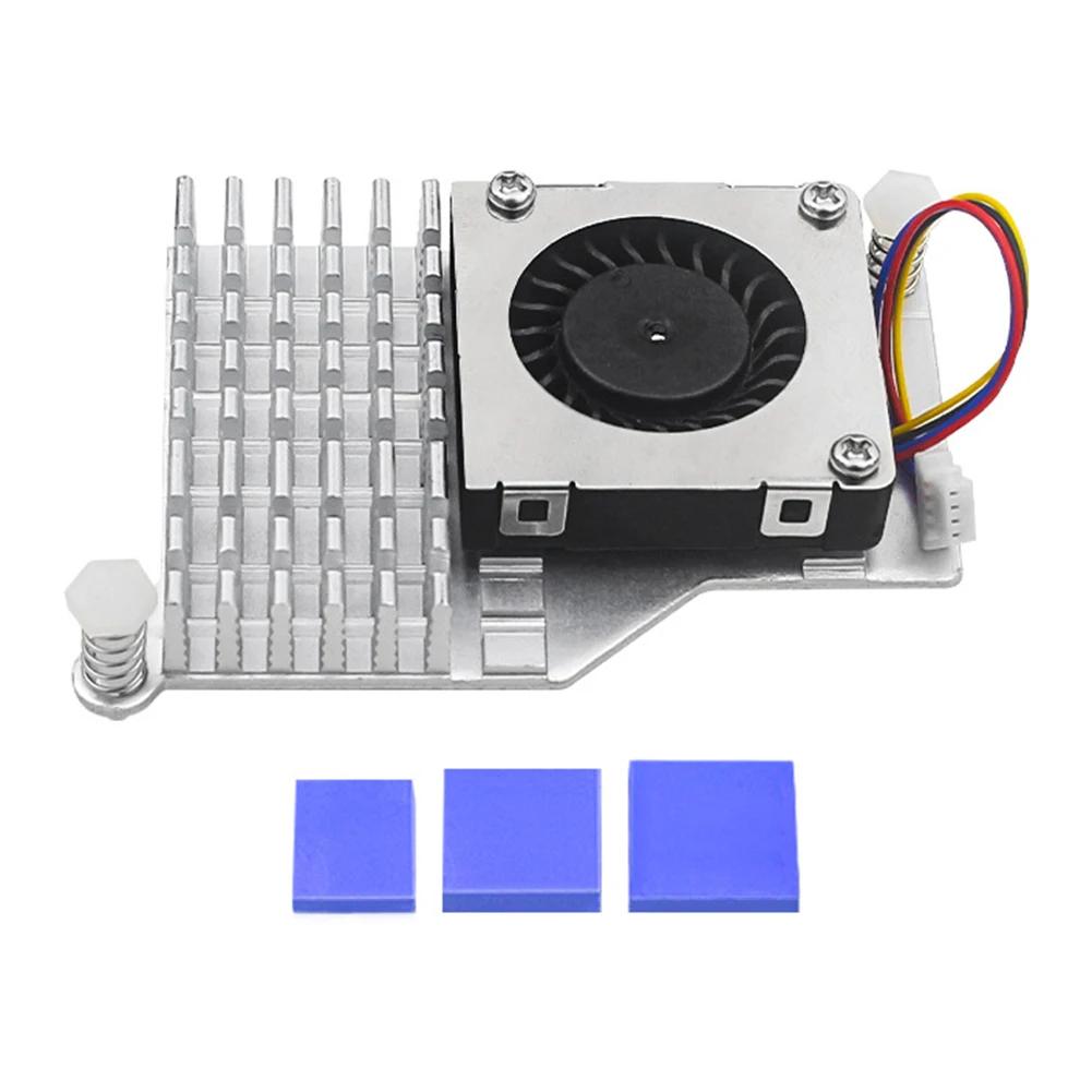 Активный кулер для Raspberry Pi 5, официальный вентилятор, совместимый держатель с радиатором, металлический радиатор, охлаждающий радиатор