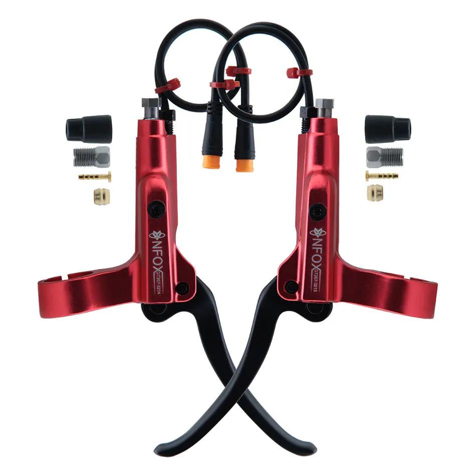 Ручка тормоза с отключением питания 3-контактная для электровелосипеда, электрического велосипеда, мотор Холла, гидравлические тормоза, велосипеды, горный, уличный, аксессуары для велоспорта