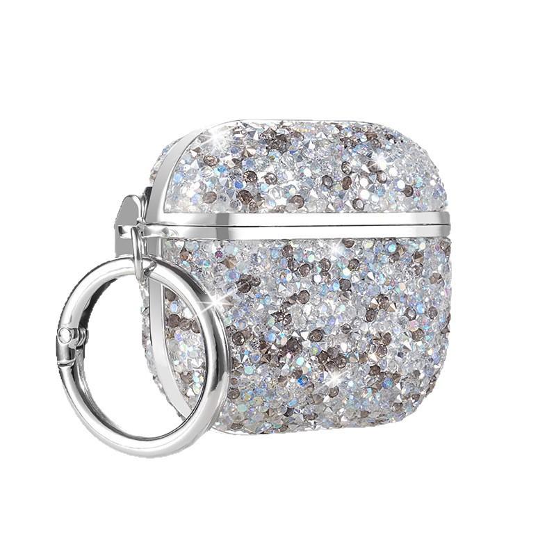 Новый чехол для наушников Rainbow Diamond совместим с Apple AirPods 4-го поколения, Позолоченными AirPods Pro 2