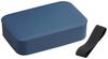 Коробка для бэнто Skater Painted 1 Tier Bento Box 750 мл с сердечником и поясом большого размера, цвет дымчатый, темно-синий, сделано в Японии, NLP8-A
