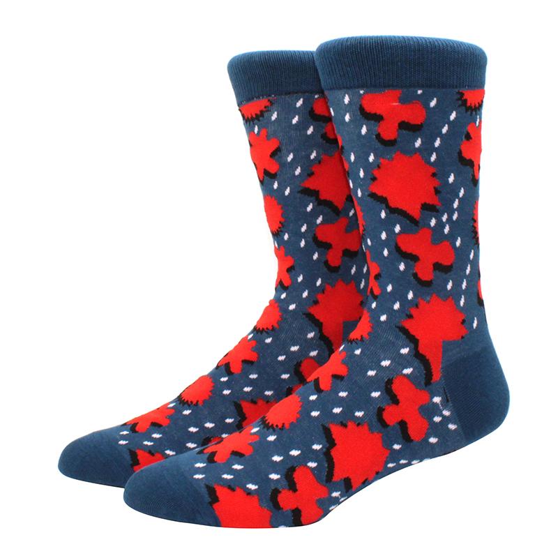 Мужские носки хлопковые забавные носки для мужчины женщины новинка повседневная одежда цветные носки до щиколотки для счастливой свадьбы аксессуары подарок