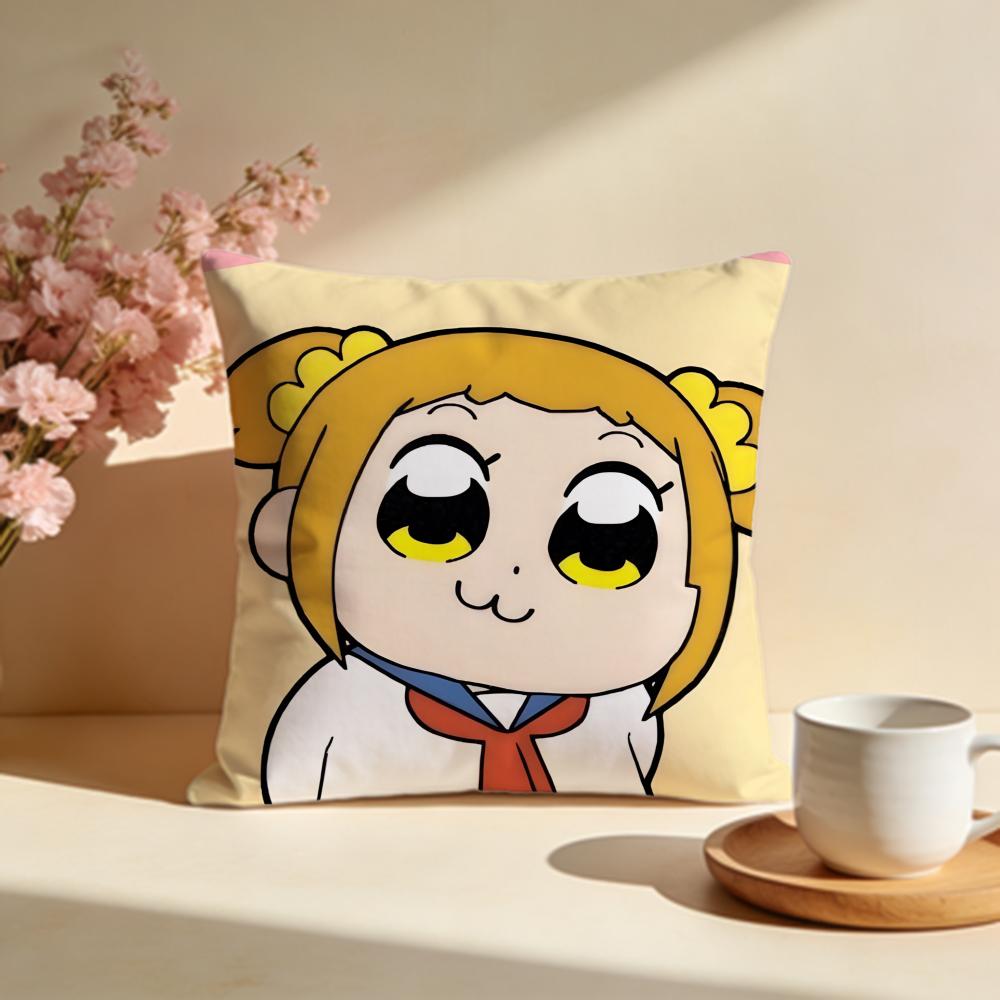 Fashion PPpop Team Epicful Cushion Cover Stylish Washable Pillow Cover Ideal for Couch Bedroom Car Decoration