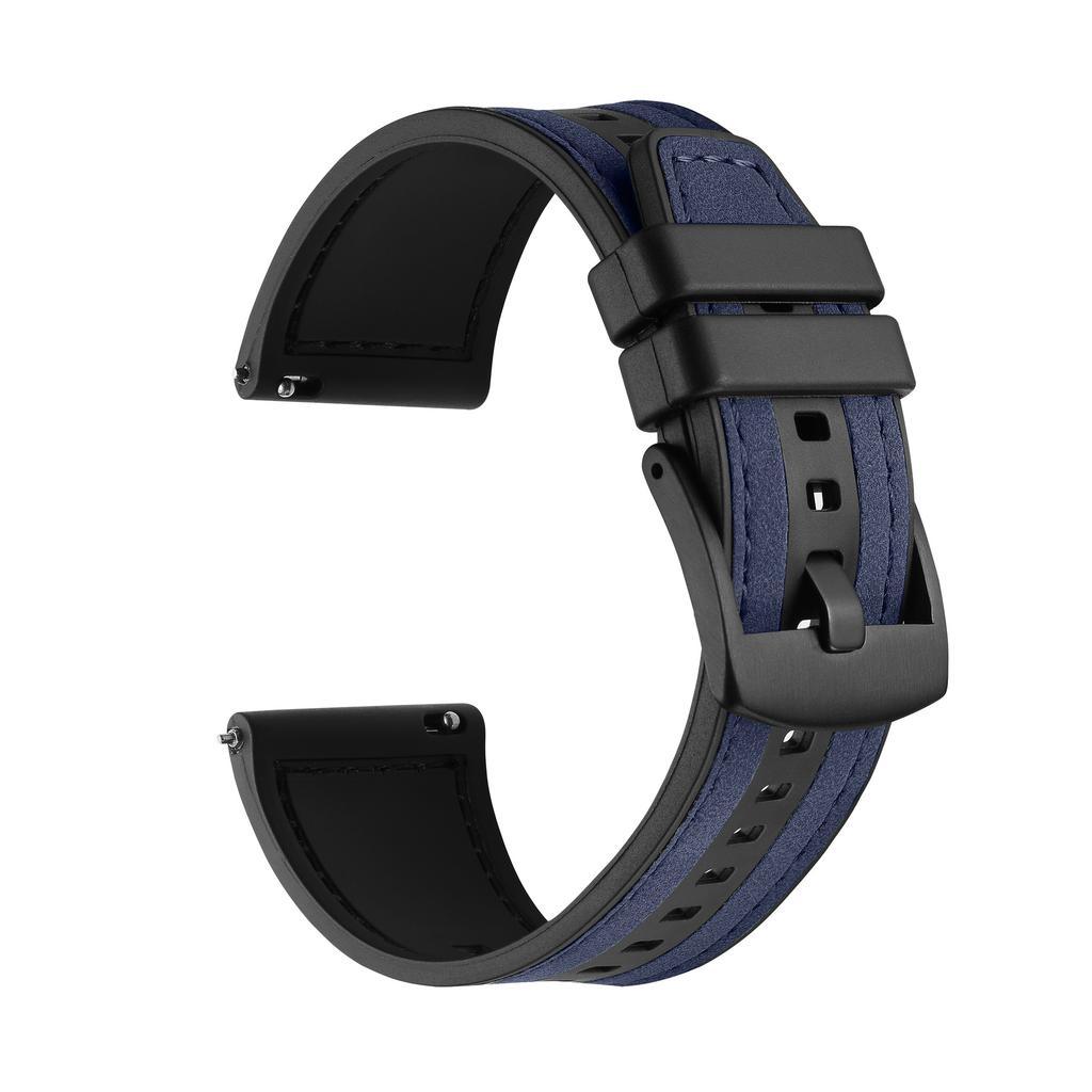 22 мм кожаный силиконовый ремешок для HUAWEI WATCH 4 Pro GT 2 3 SE GT4 46MM / Runner / Ultimate Запасной ремешок Браслет