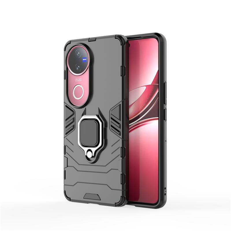 Для чехла Vivo V50 Противоударная броня ПК Магнитная подставка Полная защита краев Задняя крышка Для чехла Vivo V50 Для Vivo V50e 5G 6,77 дюйма